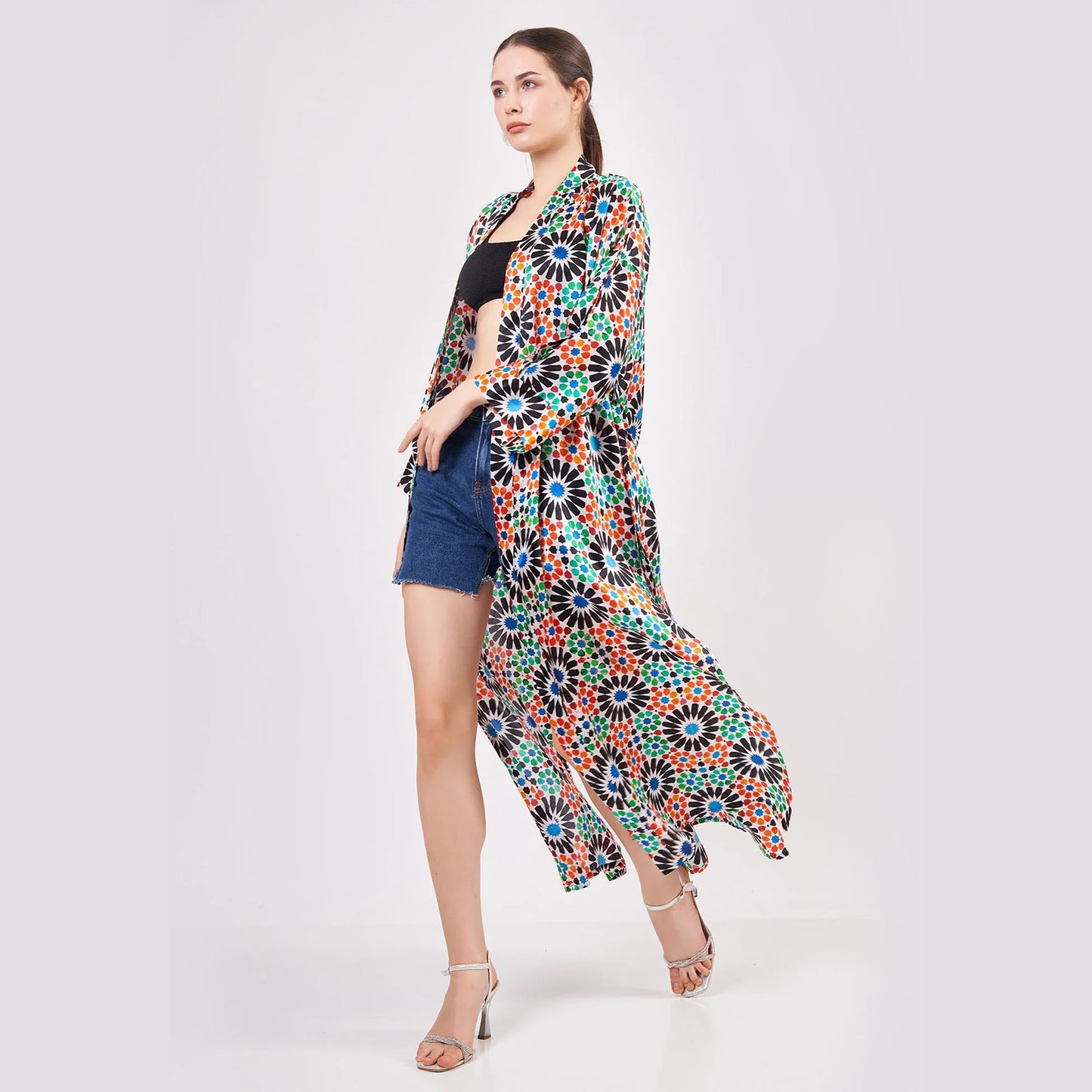 %100 İpek Kimono Kaftan | Elhamra 12 | Nomads Felt