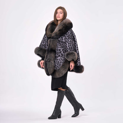 Leopar Desenli Kürklü Panço