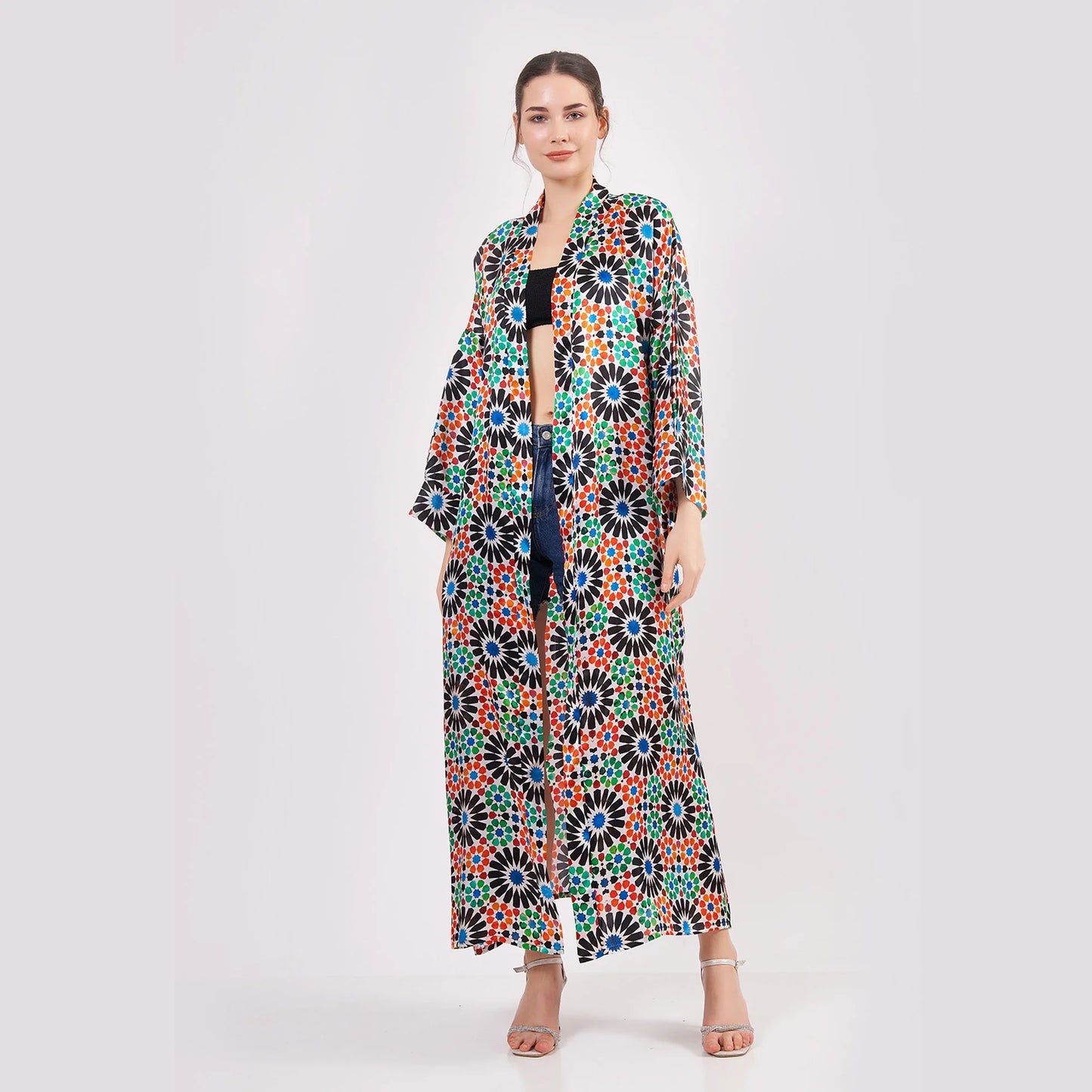 %100 İpek Kimono Kaftan | Elhamra 12 | Nomads Felt