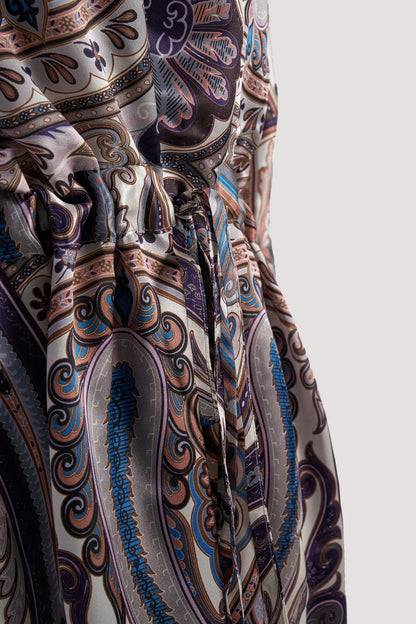 Etro Desenli Dekolte Elbise