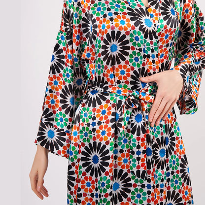 %100 İpek Kimono Kaftan | Elhamra 12 | Nomads Felt