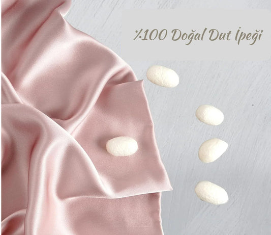 Pembe İpek Yastık Kılıfı %100 Dut İpeği, 16 Momme, Cilt ve Saç İçin Lüks Uyku Konforu (1 Adet, 50x70 cm)
