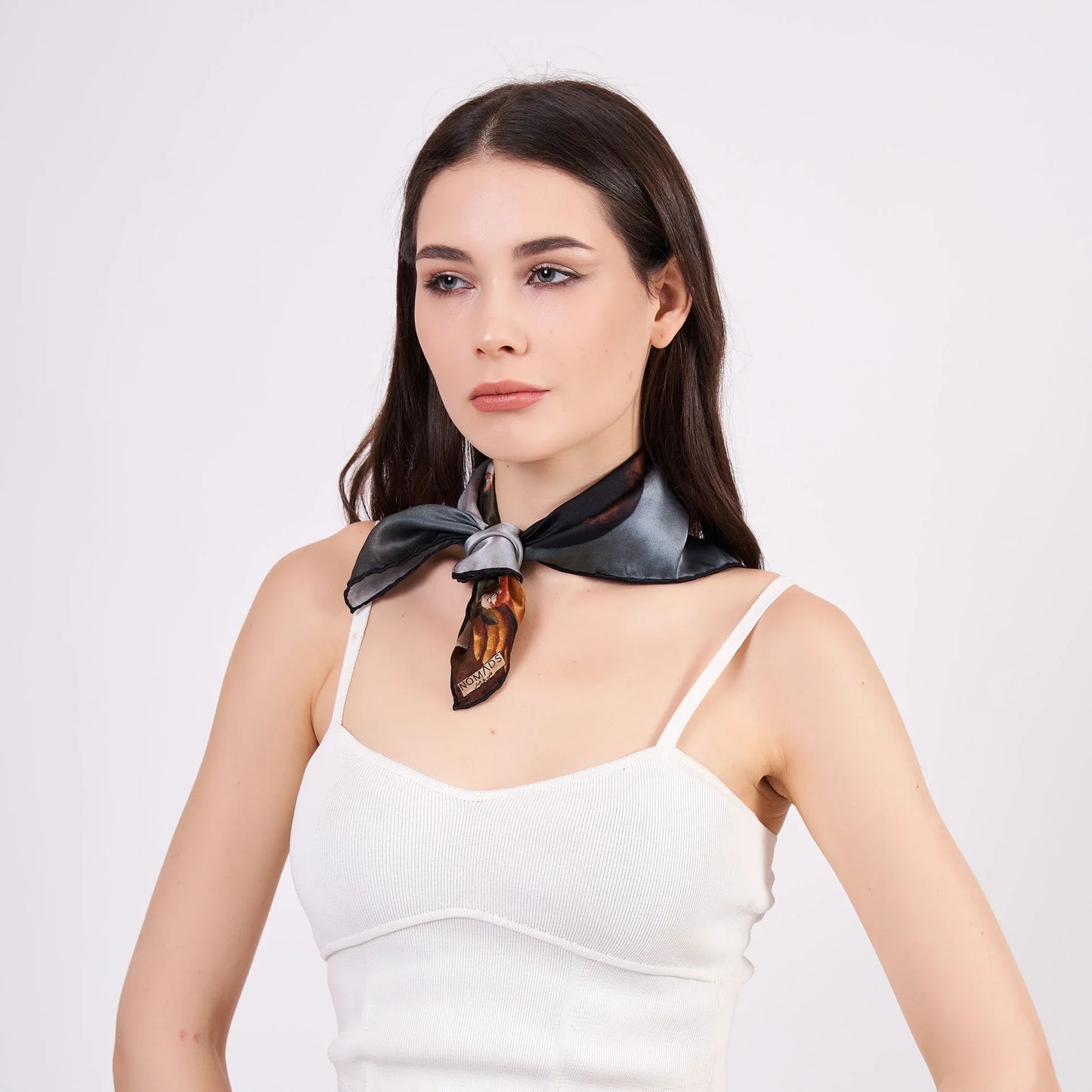 Saf İpek Fular Bandana | Boldini Deneme | Nomads Felt